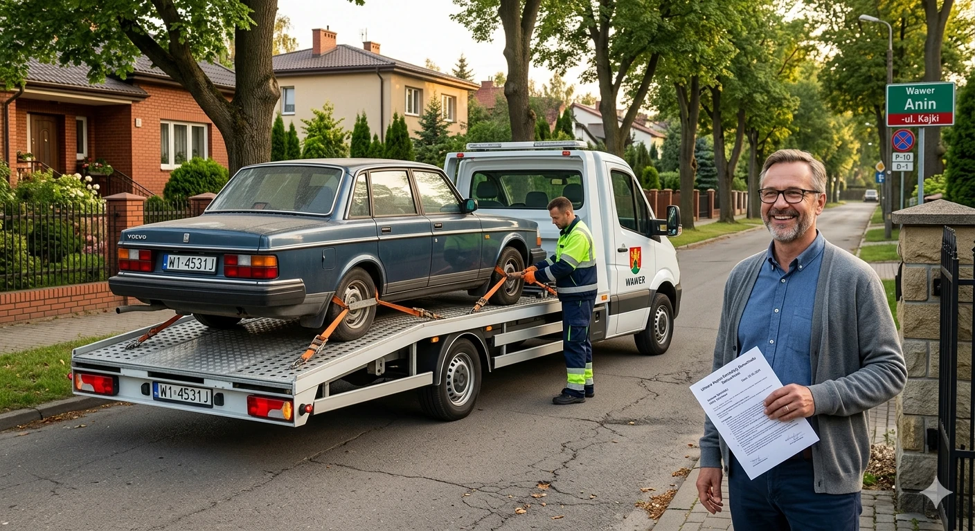 Gotówka za sprzedaż nieużywanego auta Warszawa Wawer.
