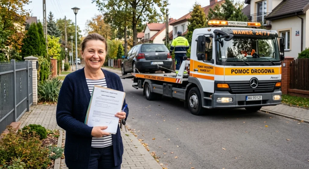 laweta do skupu aut Warszawa Wawer